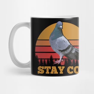 Stay Coo vintage pigeon Mug